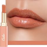 Oulac Moisturising Lipstick Nude Peach Hydrating Glossy Lip Colour
