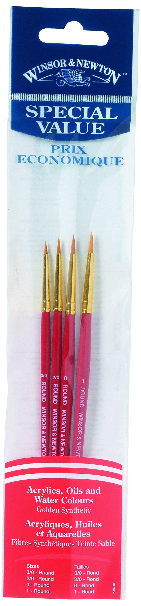 Winsor & Newton 5296701 Set of 3 Brushes