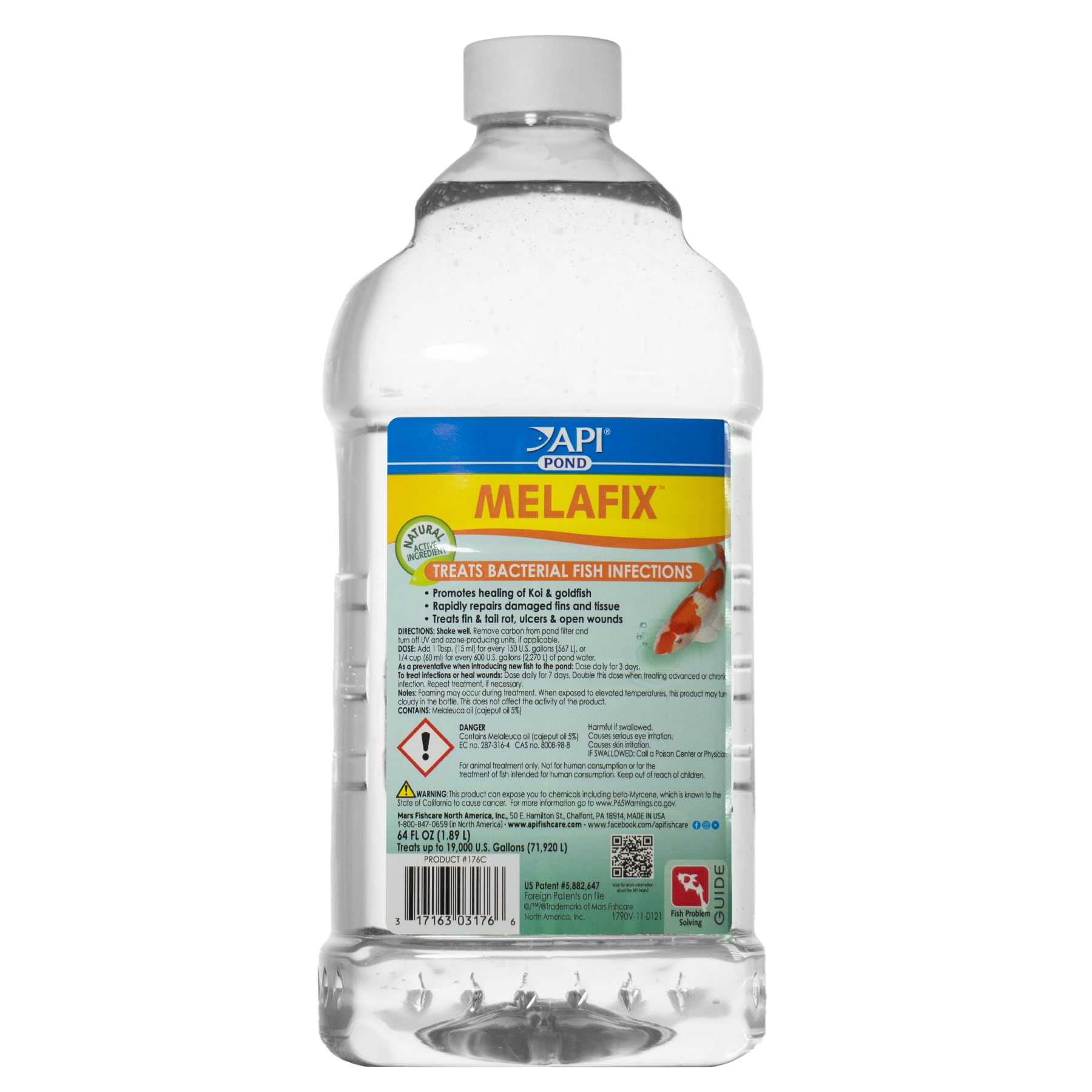 API Pond Melafix Fish Bacterial Infection Remedy, 1.89 Litre