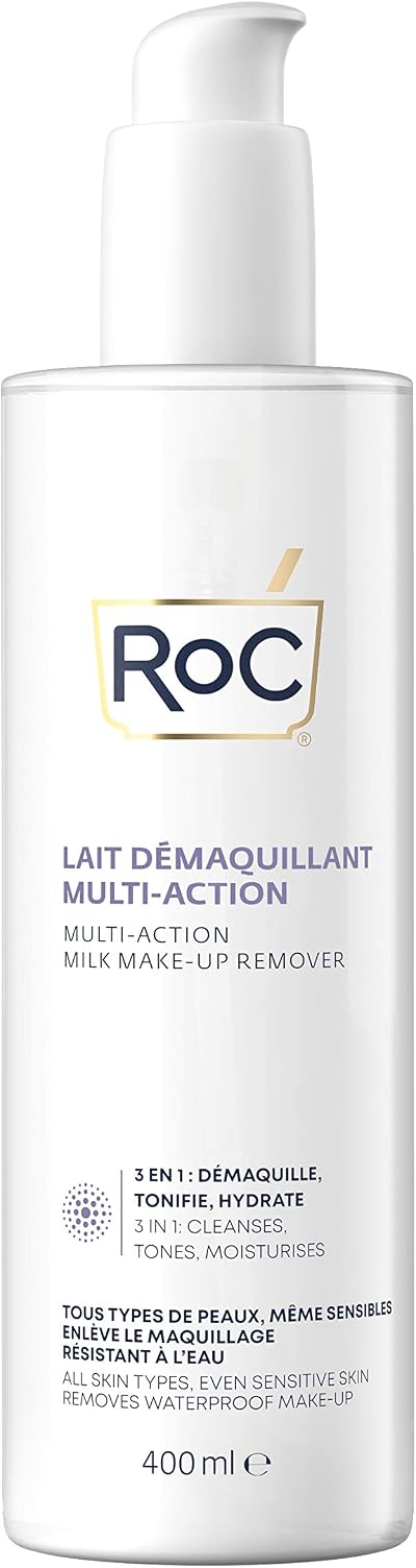 RoC 3-in-1 Milk Makeup Remover 400 ml Waterproof Makeup Remover