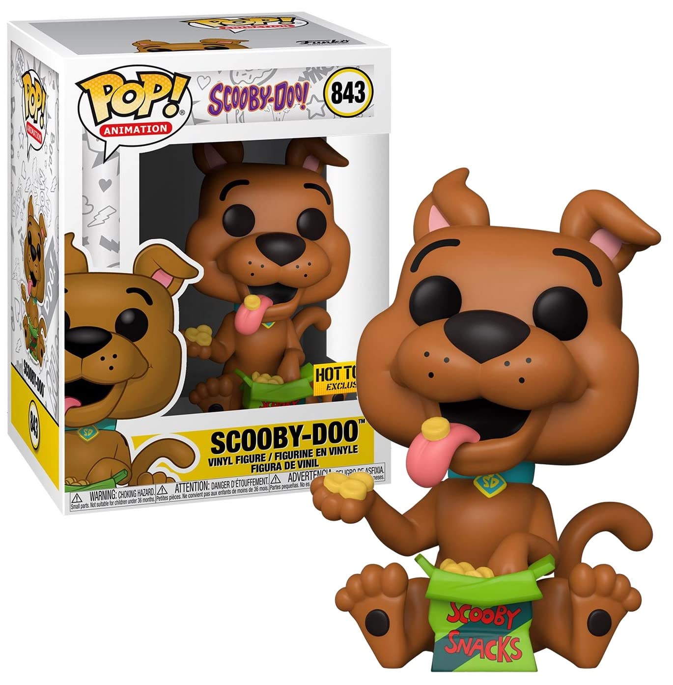 Funko Pop! 39053 Scooby-Doo Scooby with Scooby Snacks #843 Exclusive Special Edition