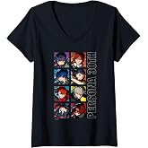 Women's ATLUS Persona 30th: Protagonist Series Legacy Stack V-Neck T-Shirt