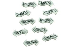 LITKO Pathway Tokens | Compatible with Arkham Horror LCG | Cthulhu Games | Eldritch Horror | Grey | Pack of 10 (Variety)