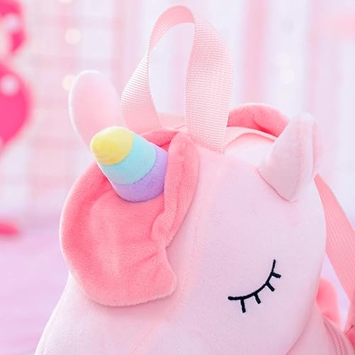 Gloveleya Unicorn Backpack for Girls Kids Backpack Plush Toy Gifts