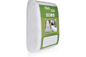 Kestun 9.8FT x 32.8FT 1.05 oz/sq Plant Covers Freeze Protection Garden Fabric Plant Cover Reusable Floating Row Cover for Win