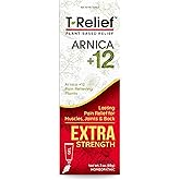 MediNatura T-Relief Extra Strength Gel Arnica +12 Natural Relieving Actives for Back Pain Joint Soreness Muscle Aches & Stiffness Whole Body Fast Acting Relief for Women & Men - 3 oz