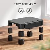 LORYERGO Monitor Stand Desk Riser with Drawer Height Adjustable 3 Levels view 7