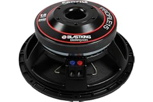 Blastking PROFILE15 15" 2000W High Output Woofer – 4" Voice Coil, 8 Ohm, Ferrite Magnet – Pro Audio Subwoofer Replacement Speaker for PA, DJ, Bass Cabinets