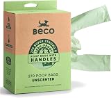 Beco Dog Poo Bags 270 Count Extra Thick Leakproof Recycled 94%