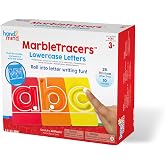 hand2mind MarbleTracers - Lowercase Letters, 26 Letter Trays, 10 Marbles | Preschool Learning Activities, Fine Motor Skills Toys, Kindergarten Centers for Classroom, Handwriting Practice