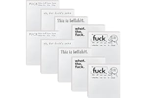 10 PCS Funny Sticky Note, 3" x 3" Self-Stick Note Pads, Novelty Office Supplies for Women Men, Sassy Note Pads Desk Accessori