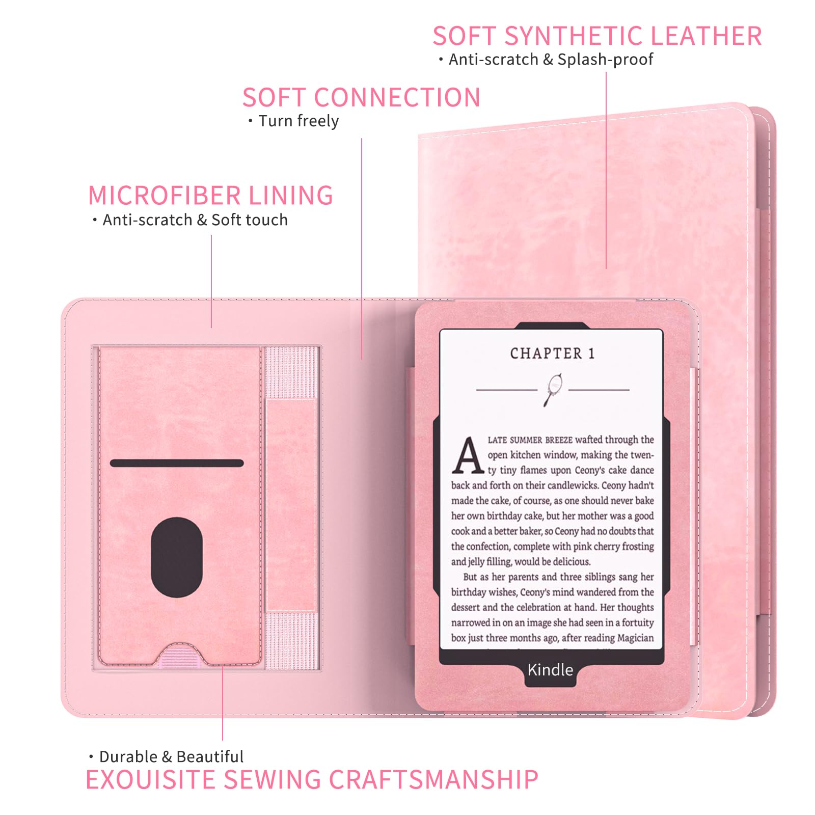 MMK Case for Kindle Paperwhite 11th Generation - 6.8