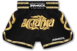 SIAMKICK Elite Muay Thai Shorts for Men Women Boxing Kickboxing High Grade MMA Fight Clothing Training Workout Trunks