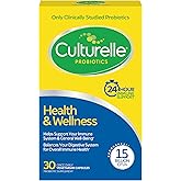 Culturelle Health & Wellness Daily Probiotic Supplement For Men & Women, Helps Support Your Immune System, Occasional Diarrhea, Gas & Bloating, 15 Billion CFUs, Non-GMO, 30 Count
