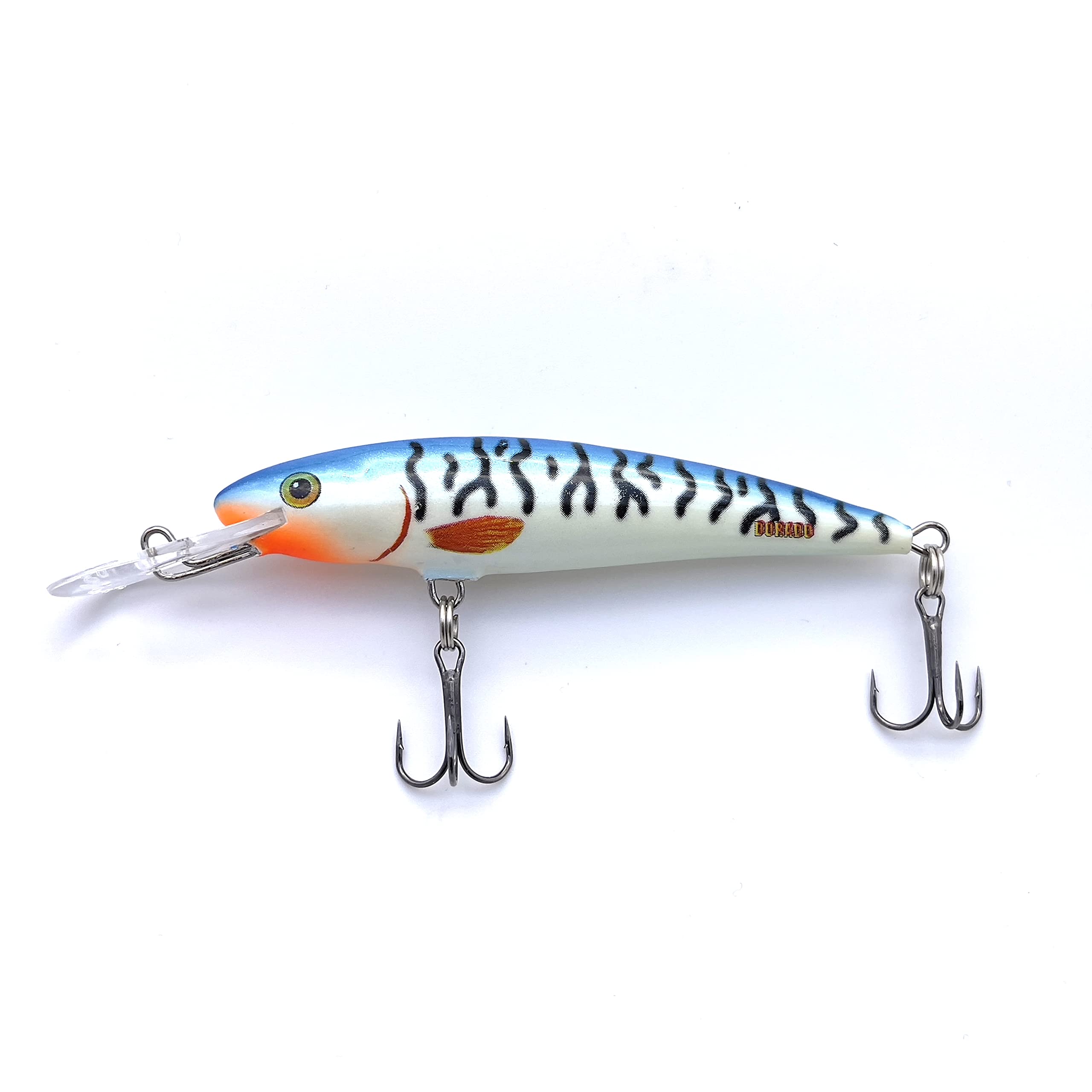 EVERBAY DORADO Wobbler Fishing Lure - Artificial Hard Crankbait - Fishing Tackle, Topwater Life-Like Swimbait for Perch Pike Zander Catfish Chub Salmon Trolling in Freshwater, Floating - STICK 9cm BM