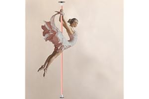LUPIT POLE Classic G2 Quick Lock - Portable Dance Pole for Home - Spinning and Static Mode - Professional Pole Dancing Pole for Apartment, Club, Party, Pub - Easy Installation - No Drilling