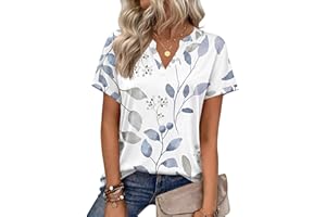 Zeagoo Womens Tops Short Sleeve Summer V Neck Shirts Work Blouses Business Outfits Fashion Clothing