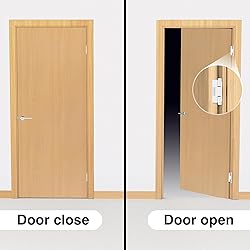 2PCS Hidden Door Hinge, Ultra-Thin Invisible Hinge