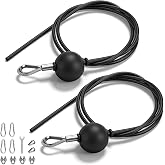 YIBEICO LAT Attachment 41&rdquo; Cables for Bowflex Xtreme and for Bowflex Xceed Heavy-Duty Replacement (Pair), Durable LAT Pulldown Cables for Strength Training