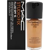 Studio Fix Fluid SPF 15 24Hr Matte Foundation Plus Oil Control -NC45 by MAC for Women - 1 oz Foundation