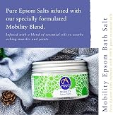 Absolute Aromas Mobility Bath Salts 575g Himalayan Salt Ginger Eucalyptus view 2