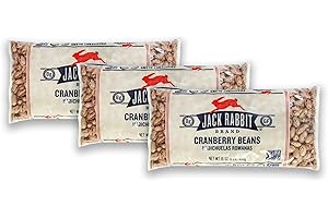 Jack Rabbit Cranberry / Roman Beans (Pack of 3) 16 oz Bags