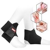 Kids Ankle Brace Supports Breathable Neoprene Ankle Stabilizer Adjustable Child Ankle Protector Wraps Sports Dance Foot Support Arch Supports for Sports Protection Ankle Sprain Joint Pain 2PCS