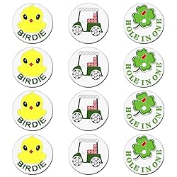 FINGER TEN Golf Ball Marker with Hat Clip Markers
