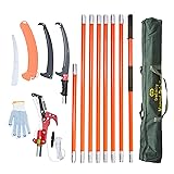 Grefinity 27FT Manual Pole Saw, Tree Branch Trimmer