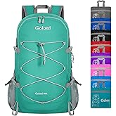 Goloni Ultra Lightweight Packable Backpack 40L - Foldable Hiking Backpack Water Resistant Small Foldable Daypack for Travel,Sky Blue
