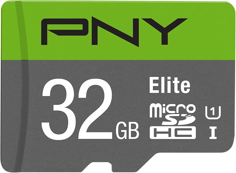 PNY Elite 32GB microSDHC Class 10 UHS-I U1 100MB/s with SD Adapter