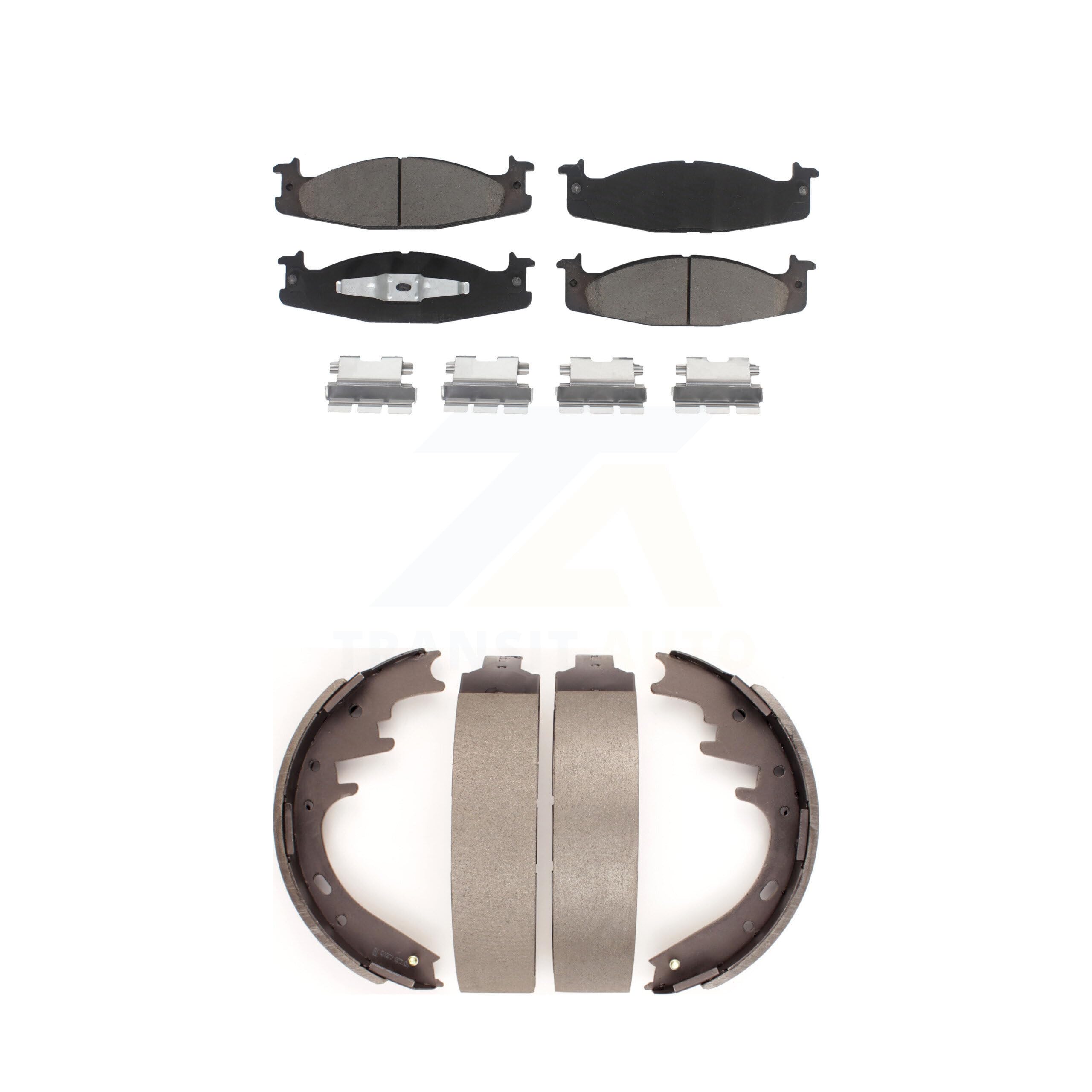 Transit Auto Front Rear Ceramic Brake Pads And Drum