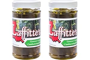 Laffitte's Sweet Candied Jalapeno Pepper Slices 12 Ounce Jar 2 Pack | Perfect Over Your Favorite Cheese and For Stuffing Your Bacon Wrapped Meats On The Grill | Add A Perfect Kick To Any Entree
