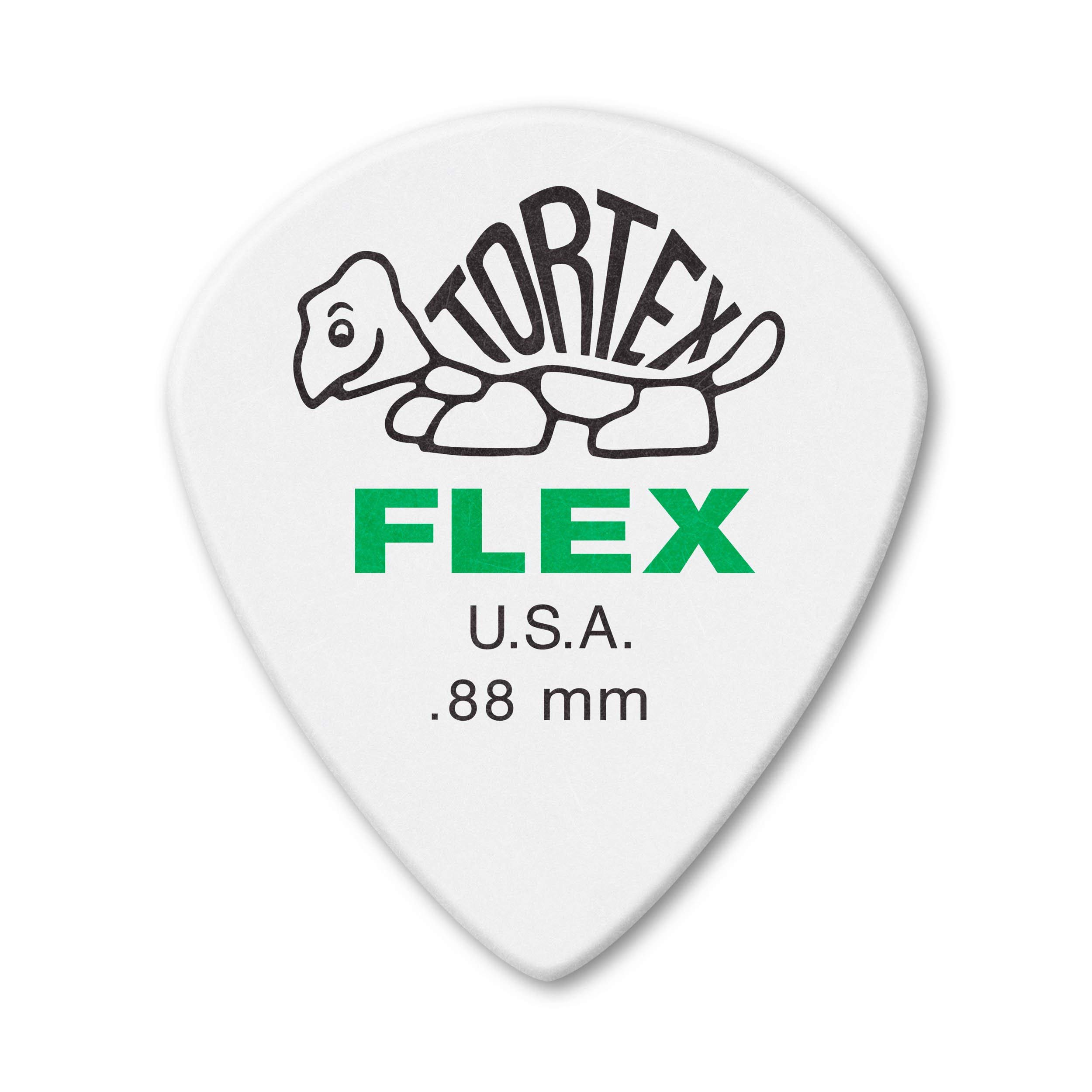 JIM DUNLOP 466R.88 Tortex Flex Jazz III XL .88mm Guitar Pick - 72 Pack