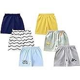 Toddler Shorts for Baby Boy Cotton Summer Lightweight Shorts Little Boys Short Pants Multipack