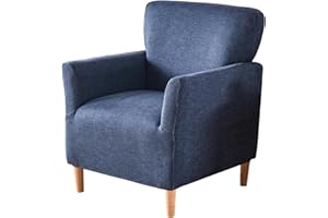 GOSTADY Printed Banquet Armchair Slipcovers Soft Chair Covers Armchair 1-Piece Stretch Chair Covers for Living Room Nonslip Outdoor Armchair Slipcover Kids Pets Friendly Furniture Protector,01