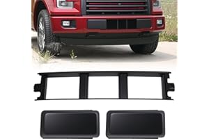 LEVANLIGHT Front Bumper Cover Lower Grille Trim Panel Plastic JL3Z-17E810-AB Compatible with Ford F150 2018-2020 Replace#JL3Z