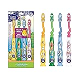 GuruNanda Kids Toothbrush with Suction Cup & Fun