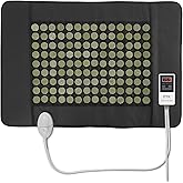 UTK Far Infrared Heating Pad for Back, 5X Deeper Pain Relief, 126 Natural Pure Jade Heating Pad, FSA-HSA Eligible, Gift for Women Men, Hotter to 159℉, 16 Timers Auto-Off, Memory Function, 31"x 21"