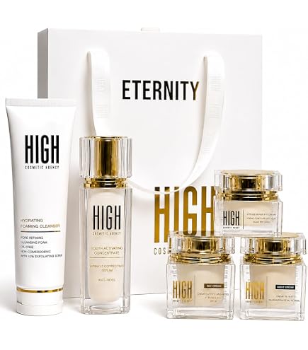 Double Glutathione Skin Care Set with Dark Spot Removal and Firming Properties, Whitening Treatment, 6-Piece Set : Beauty & Personal Care