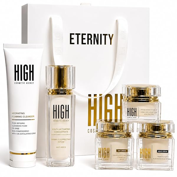 HIGH COSMETIC AGENCY ETERNITY 5-STEP ANTI-AGING SKINCARE SET...