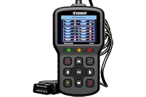 CGSULIT Car Code Reader SC301 OBD2 Scanner with Smog Check & Check Engine Light Reset, Read/Clear Error Code, Live Data, DTC Lookup, On-Board Monitor Test, Diagnostic Scan Tool for Cars After 1996