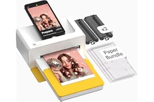 KODAK Dock Plus 4PASS Instant Photo Printer, 4x6 inches, 50 Sheets Bundle