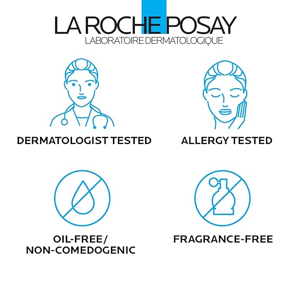 LA ROCHE-POSAY TOLERIANE HYDRATING GENTLE FACE CLEANSER, DAILY FACIAL CLEANSER WITH NIACINAMIDE AND CERAMIDES FOR SENSITIVE SKIN, MOISTURIZING FACE WASH FOR NORMAL TO DRY SKIN, FRAGRANCE FREE