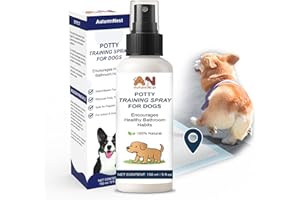 AUTUMNNEST Potty Training Spray for Dogs – 5 fl oz /150ml Dog Pee Training Aid for Puppies & Adults Dogs– Helps Guide Dog to Pee Pads or Designated Areas – Safe Plant-Based Attractant for Indoor & Outdoor Use