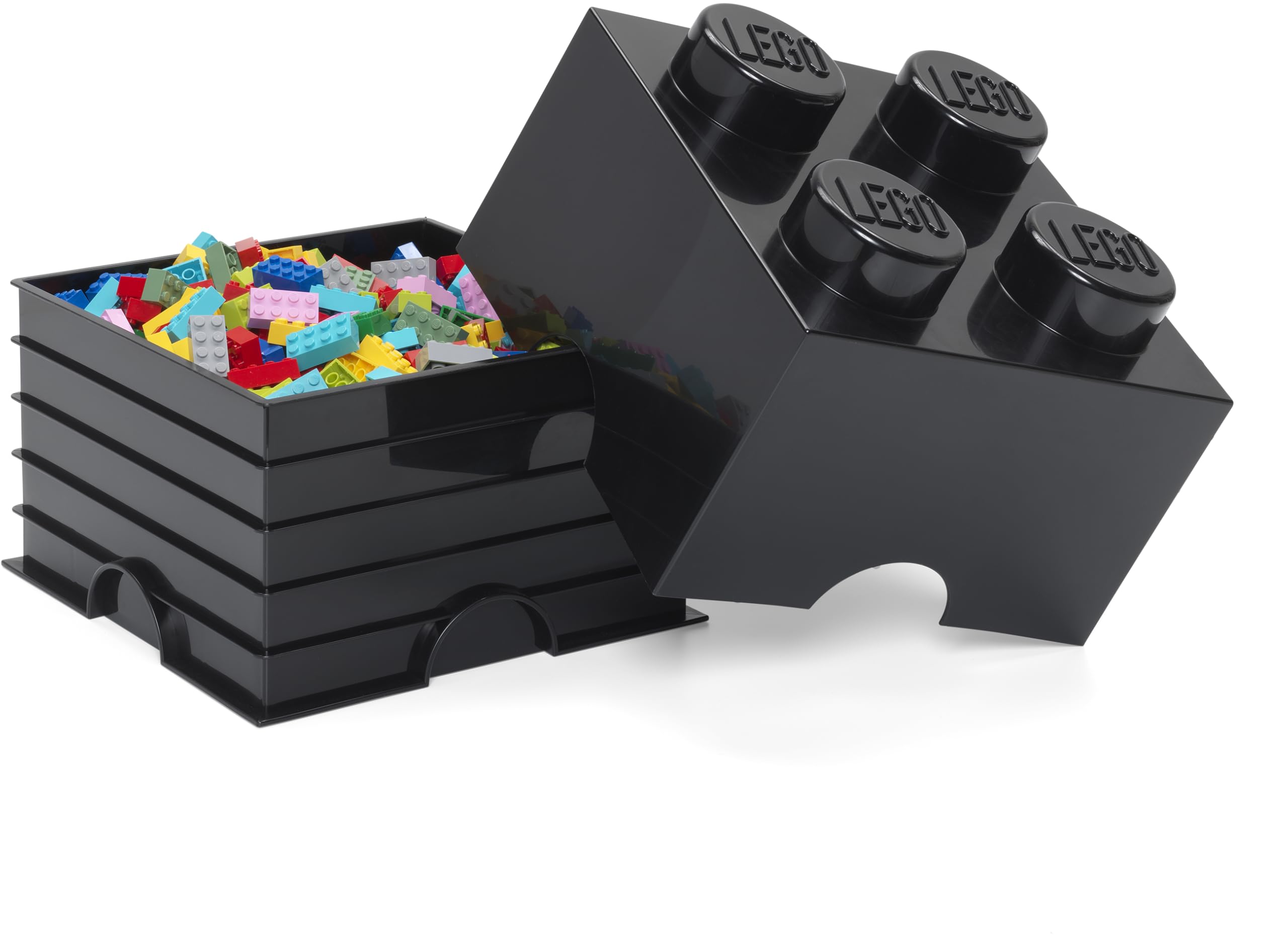 Lego Storage Brick 4 Medium Black
