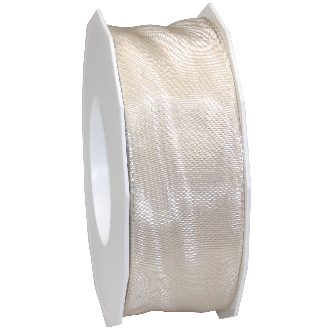 Photo 1 of Morex Ribbon French Wired Lyon Fabric Ribbon, 1-1/2-Inch by 27-Yard, Champagne (46440/25-104)