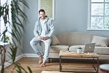 Iron Mountain Mens Joggers Lightweight Fleece Drawstring Waist XL Light Grey view 3