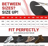 PCSsole Orthotic Arch Support Insoles Red Men 7.5-8 27cm Flat Feet Plantar view 6
