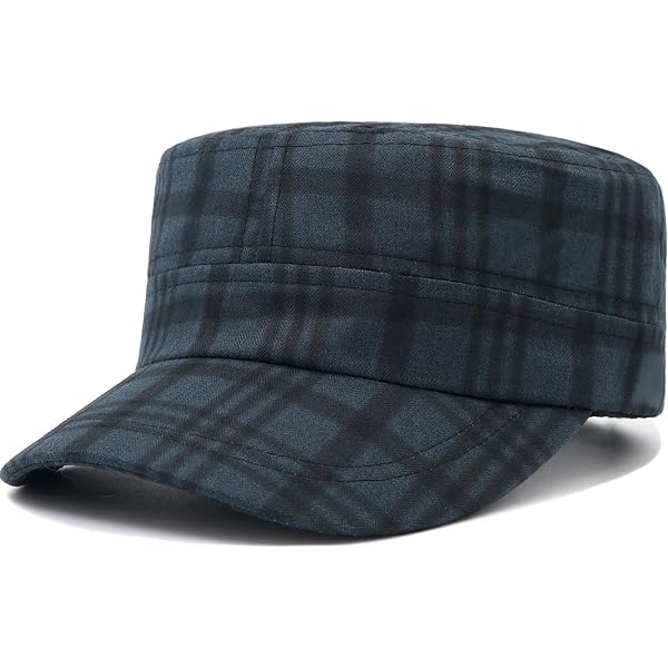 Super Soft Cashmere Feel Classic Cadet Army Cap Hat (A Khaki  display picture 2